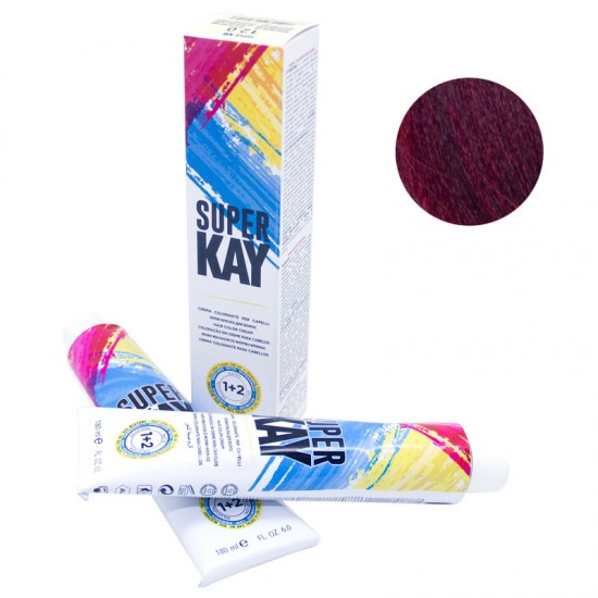 Kepro Super Kay краска для волос темно-русый красный интенсивный 6.66 180мл
