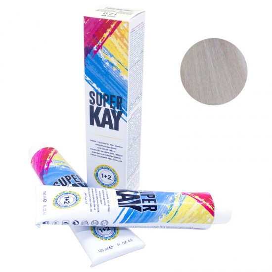 Kepro Super Kay краска для волос супер платиновый экстра пепельный блонд 11.11 180мл