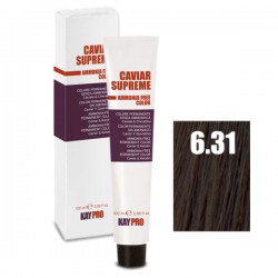 Kepro Caviar Supreme matu krāsa tumši smilšu blond 6.31 100ml Kepro Caviar Supreme matu krāsa tumši smilšu blond 6.31 100ml