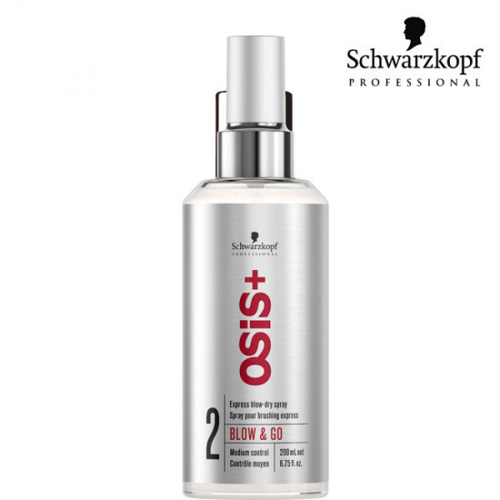 Schwarzkopf Pro Osis+ Blow & Go līdzeklis ļoti ātrai matu žāvēšanai 200ml Schwarzkopf Pro Osis+ Blow & Go līdzeklis ļoti ātrai matu žāvēšanai 200ml