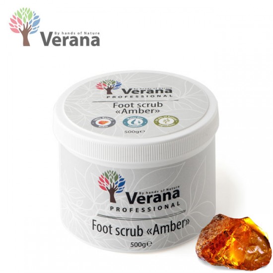 Verana Amber Янтарь скраб для ног 500g