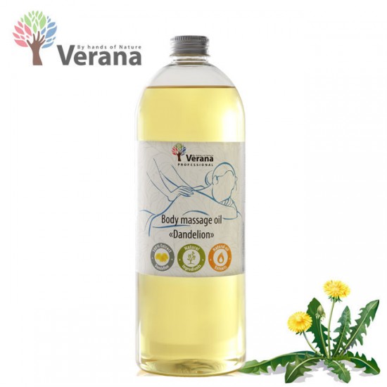 Verana Dandelion Одуванчик массажное масло для тела 1L