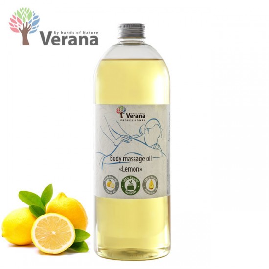 Verana Lemon Лимон массажное масло для тела 1L