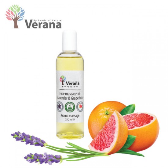 Verana массажное масло для лица “Лаванда и Грейпфрут“ 250мл