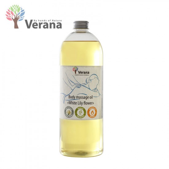 Verana White Lily Baltā līlija ķermeņa masāžas eļļa 1L