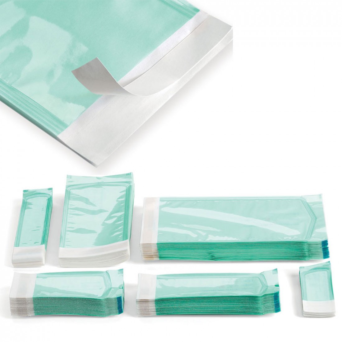 Selfseal pouches for autoclave and sterilization 190x330mm