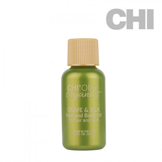 CHI Olive Organics Olive & Silk Hair and Body Oil eļļa 15ml