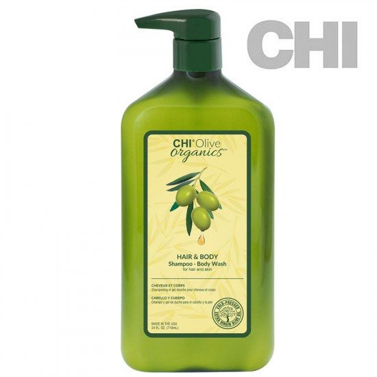 CHI Olive Organics Hair and Body šampūns 710ml