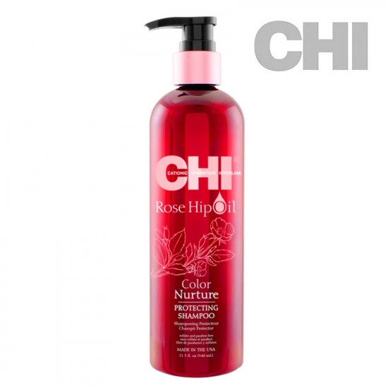 CHI Rose Hip Oil Protecting Shampoo шампунь 340ml