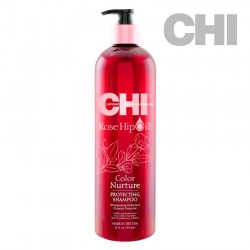 CHI Rose Hip Oil Protecting Shampoo šampūns 739ml CHI Rose Hip Oil Protecting Shampoo šampūns 739ml