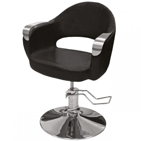Гидравлический стул клиента для парикмахерской 356-1 чёрный