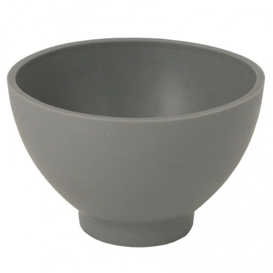 Flexible mixing silicon bowl in grey color Ø12cm 1pcs