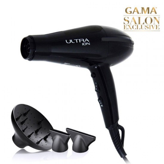 Gama Ultra фен для волос 2200W чёрный