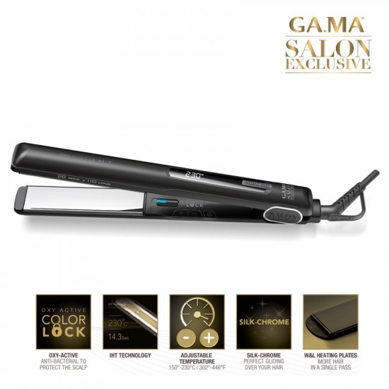 Gama G-Style Oxy-Active professional hair straightener 28x110mm