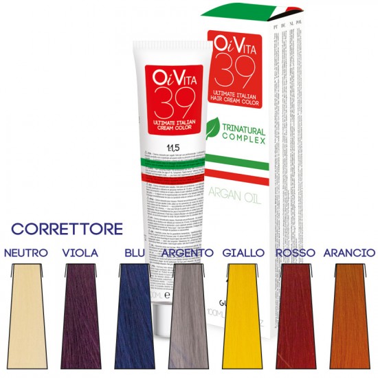 OiVita39 Hair Cream Color Rosso 100ml