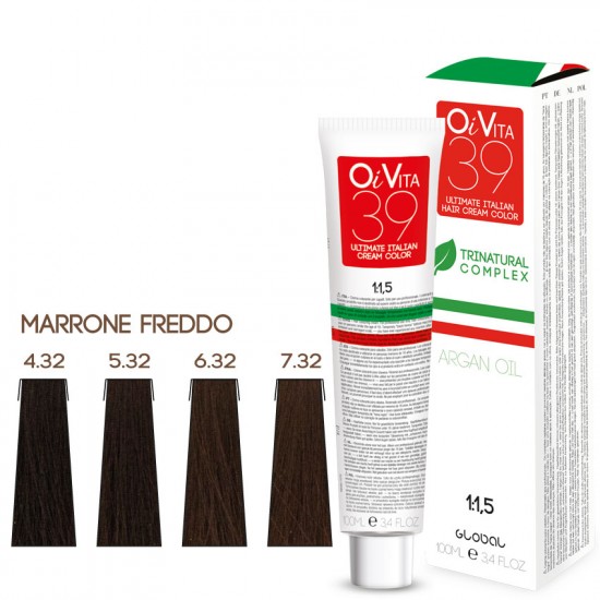 OiVita39 Hair Cream Color 7.32 100ml