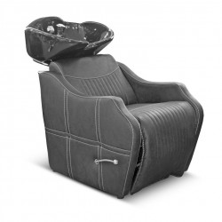 Парикмахерская мойка WP020 чёрная с чёрной мойкой Парикмахерская мойка WP020 чёрная с чёрной мойкой