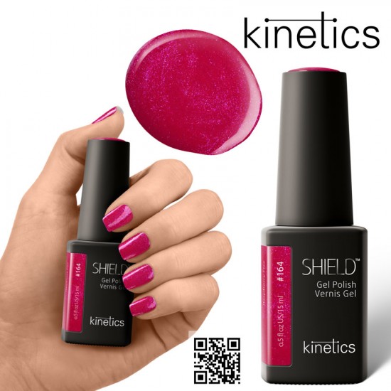 Kinetics Shield Gel Polish 15ml #164 Raspberry Fizz