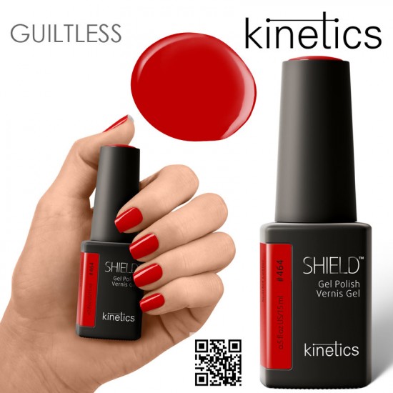 Kinetics Shield Gel Polish 15ml #464 Scarlet Letter