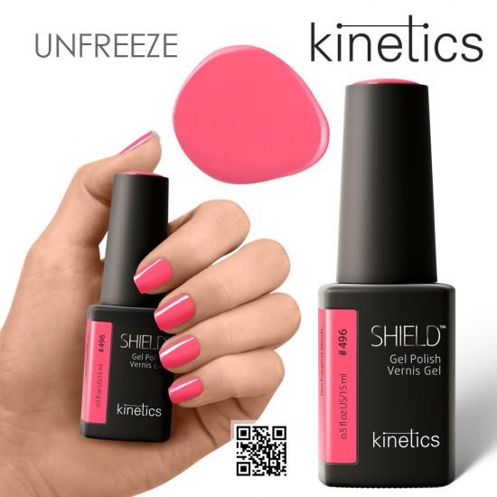 Kinetics Shield Gel Polish #496 Recharged Blush 15ml Kinetics Shield Gel Polish #496 Recharged Blush 15ml