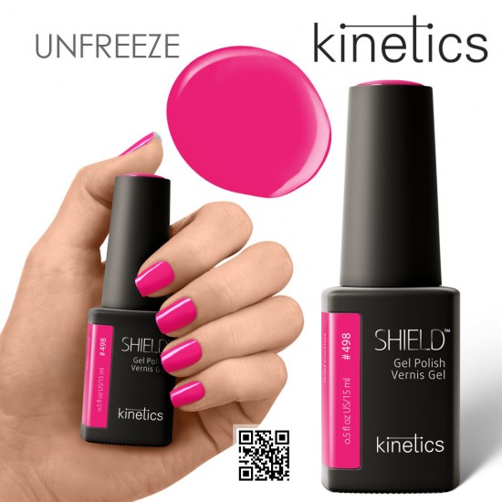 Kinetics Shield Gel Polish #498 Wild Fuchsia 15ml Kinetics Shield Gel Polish #498 Wild Fuchsia 15ml