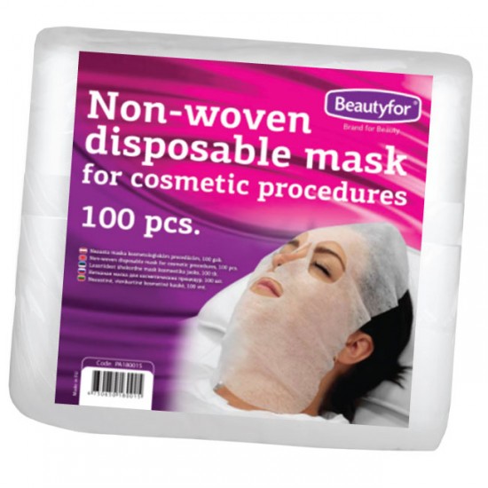 Нетканая маска для косметических процедур 100 шт.