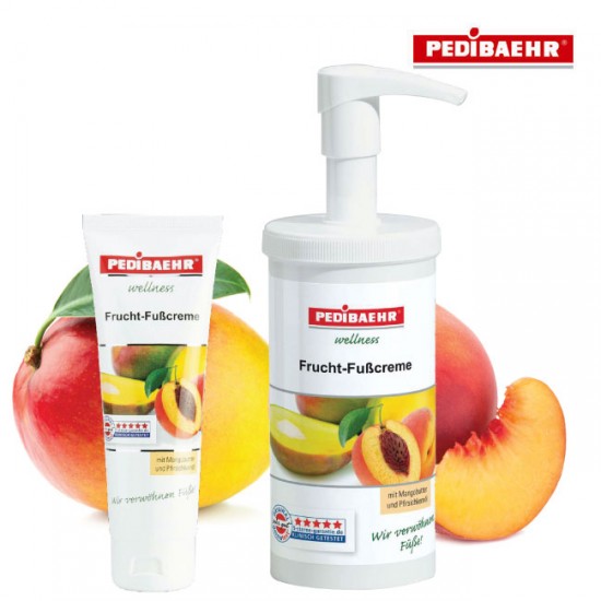 Pedibaehr Wellness Frucht-Fußcreme крем для ног с манго-персиком 125ml