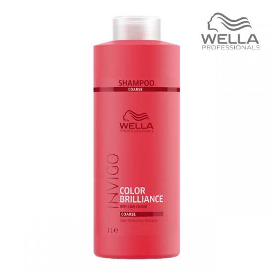 Wella Invigo Color Brilliance Shampoo Coarse Šampūns krāsotiem matiem 1000ml Wella Invigo Color Brilliance Shampoo Coarse Šampūns krāsotiem matiem 1000ml